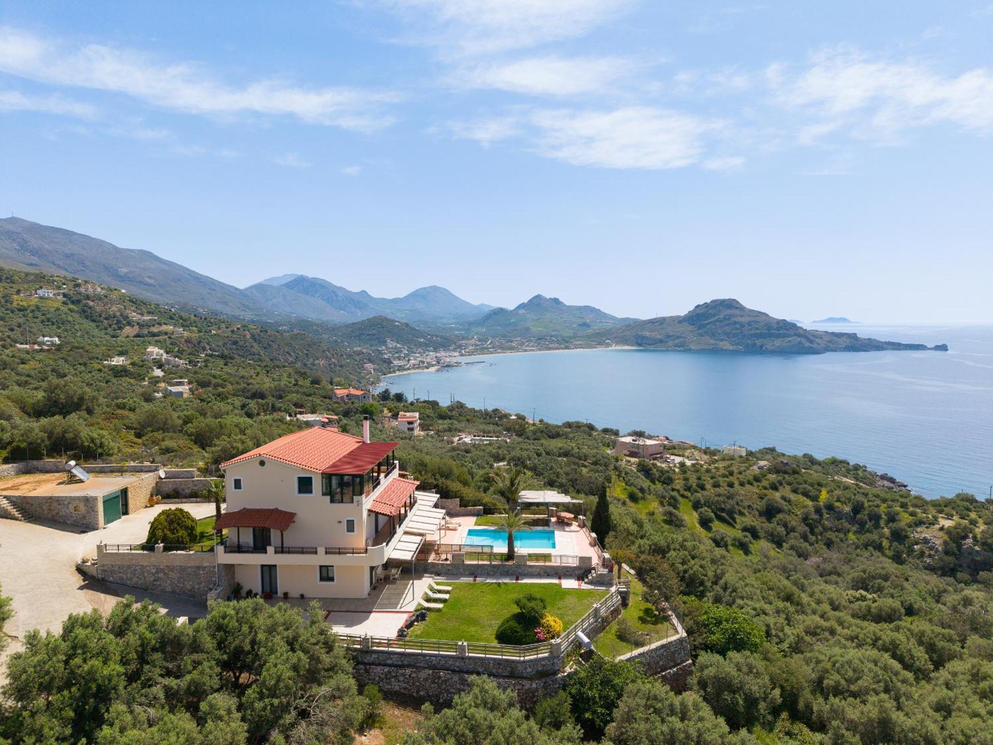 Vila Souda Bay Loggia Sellía Exteriér fotografie